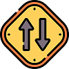On the way notification illustration