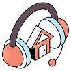 Property support headset illustration